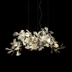 Olivia Ceramic Gingko Leaf Chandelier   Organic Curves