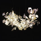 Olivia Ceramic Gingko Leaf Chandelier   Organic Curves