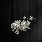 Olivia Ceramic Gingko Leaf Chandelier   Organic Curves