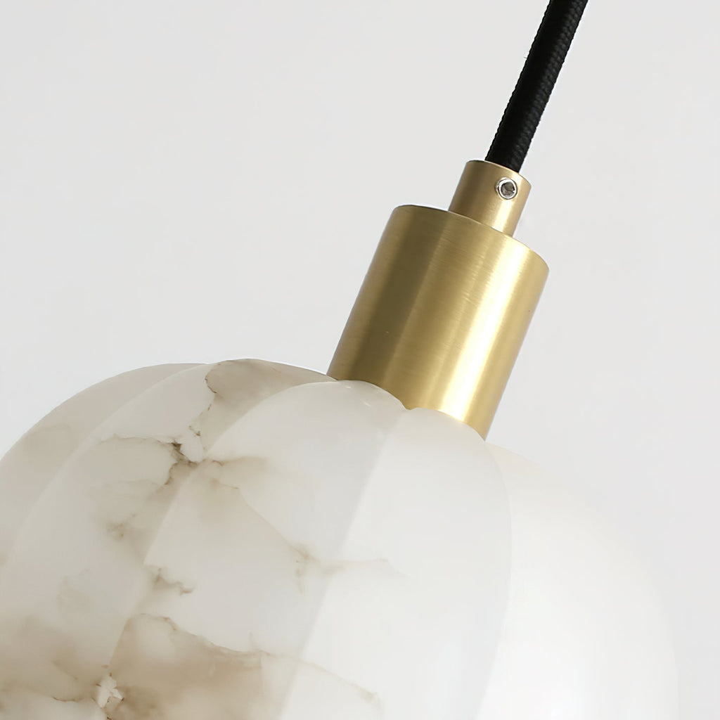 Ritta Pendant Light Flower-shaped  Alabaster