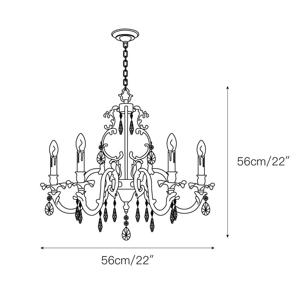 Felix Chandeliers Luxurious Crystal
