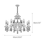 Felix Chandeliers Luxurious Crystal