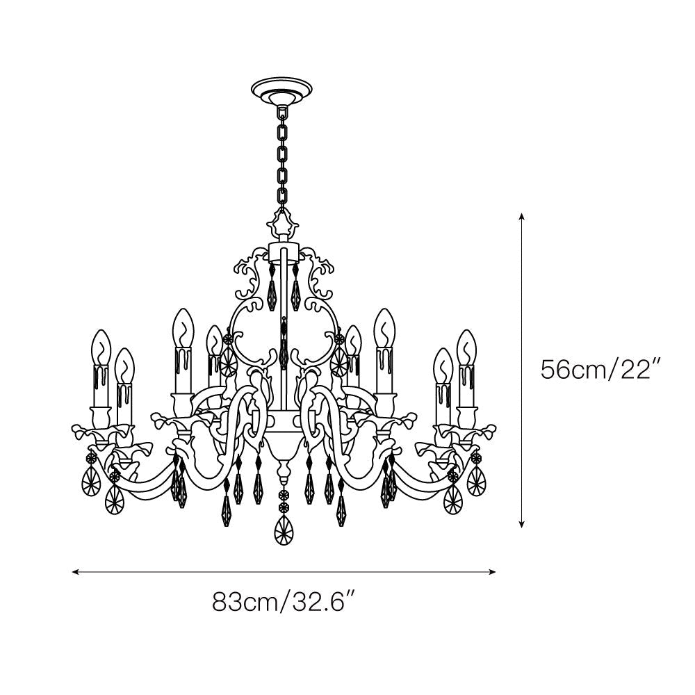 Felix Chandeliers Luxurious Crystal