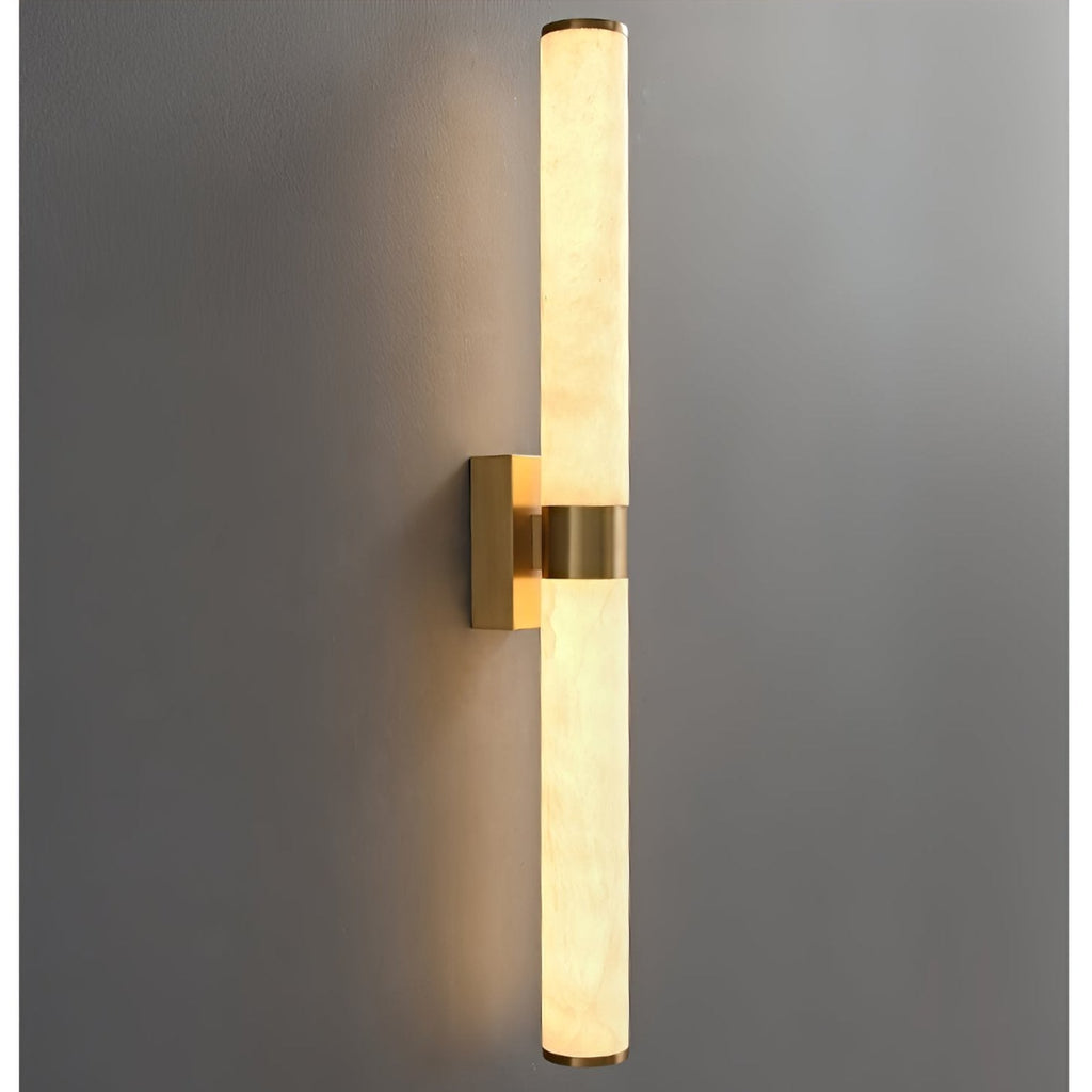 Olmirira Wall Light Minimalist in Alabaster - Kingsley Beaumont