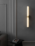 Olmirira Wall Light Minimalist in Alabaster - Kingsley Beaumont