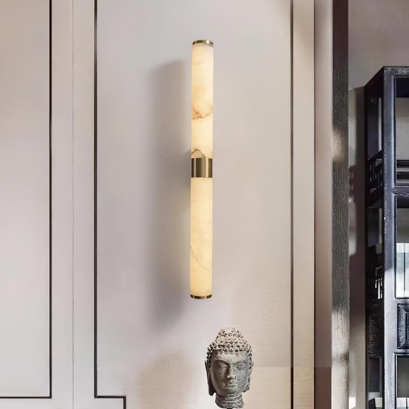 Olmirira Wall Light Minimalist in Alabaster - Kingsley Beaumont
