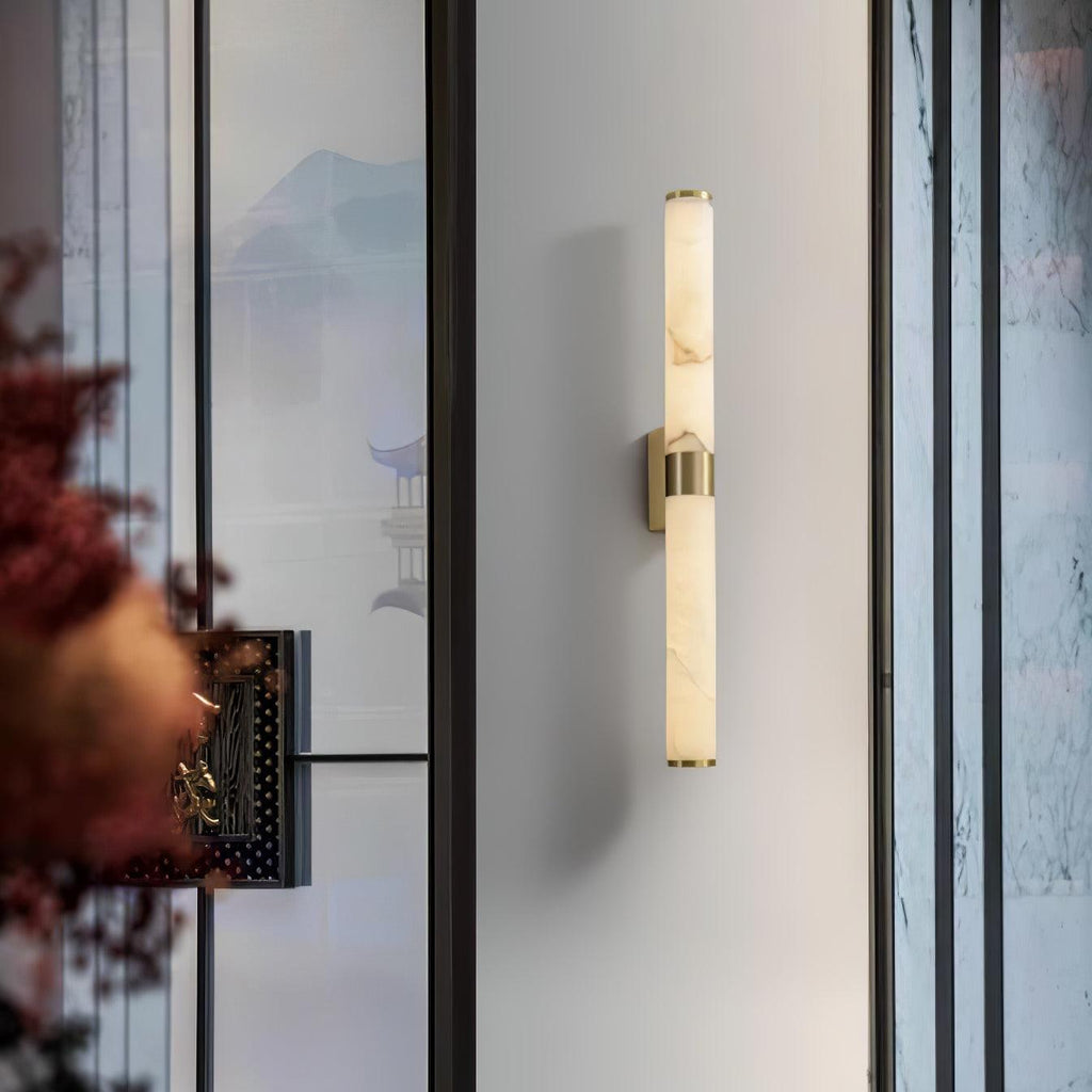 Olmirira Wall Light Minimalist in Alabaster - Kingsley Beaumont