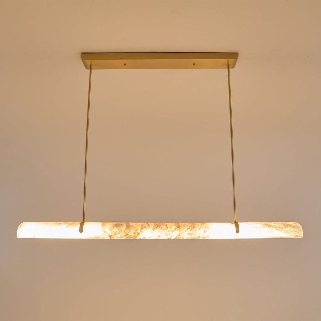 Ilraea Linear Alabaster Pendant Light