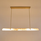 Ilraea Linear Alabaster Pendant Light