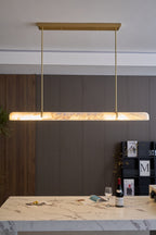 Ilraea Linear Alabaster Pendant Light