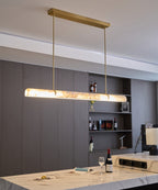 Ilraea Linear Alabaster Pendant Light