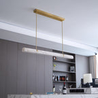 Ilraea Linear Alabaster Pendant Light