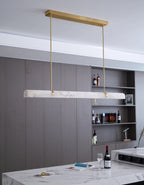 Ilraea Linear Alabaster Pendant Light