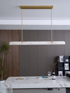 Ilraea Linear Alabaster Pendant Light