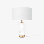Zosilis Cylindrical Alabaster Table Lamp