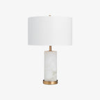 Zosilis Cylindrical Alabaster Table Lamp