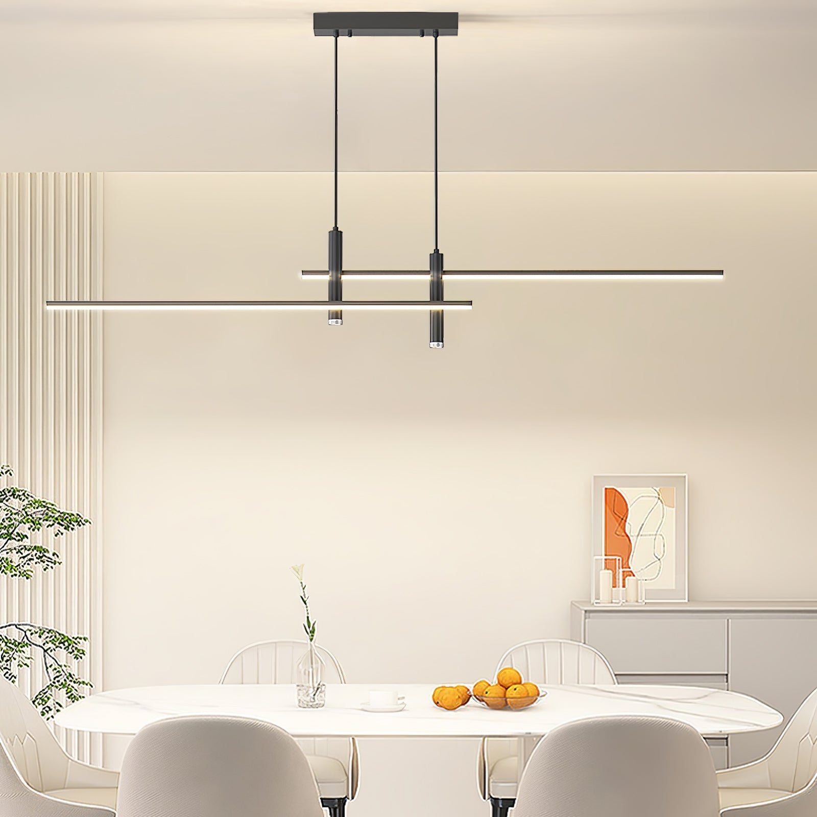 Prym Pendant Light Modern Linear Dining Room