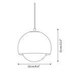 Pendant Light Glass Globe Retro Modern Style Colorful Soft Illumination