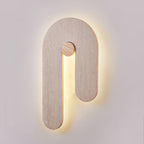 Ithaus Travertine Circular  Wall Light