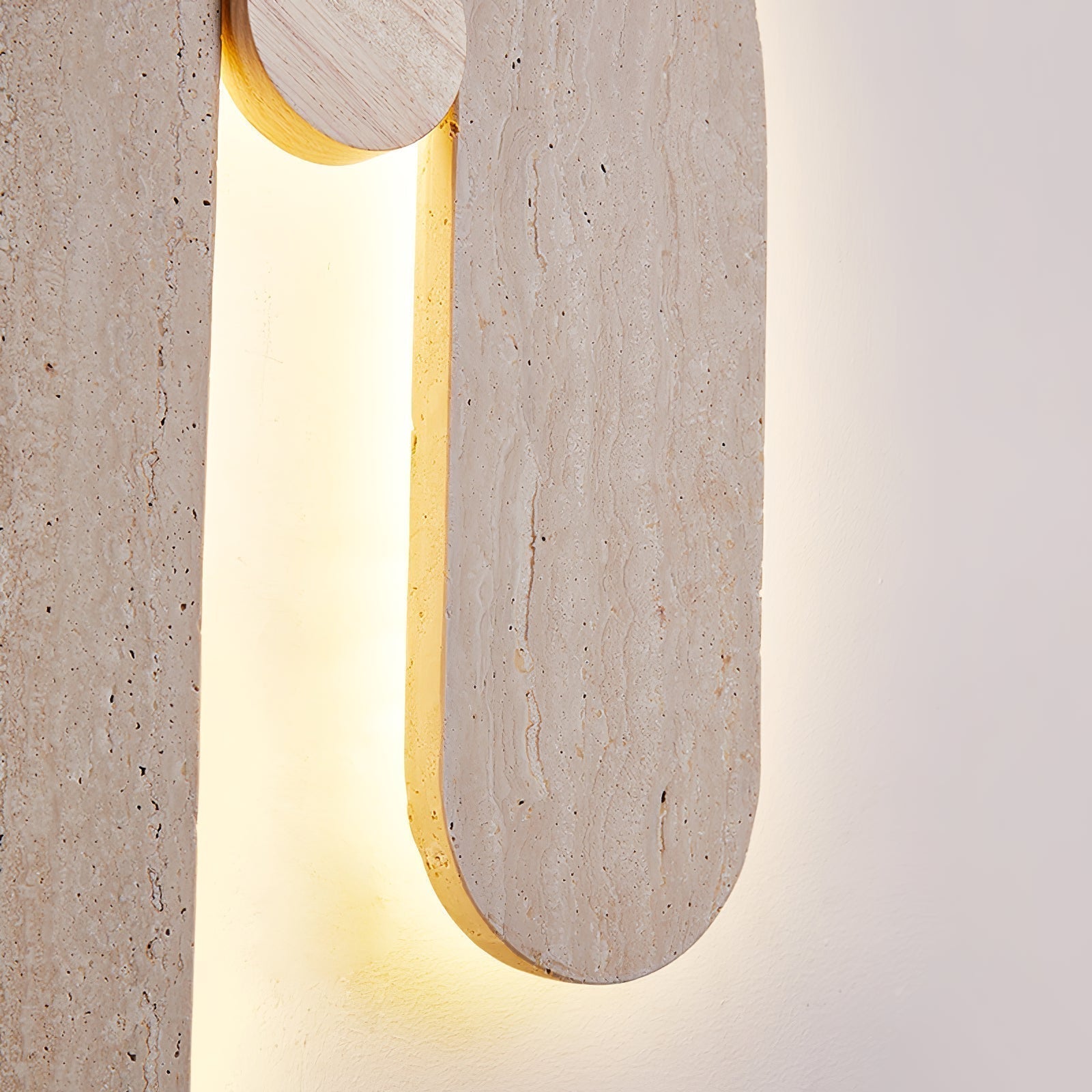 Ithaus Travertine Circular  Wall Light