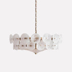 Ventilo Amber Glass Chandelier