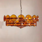 Ventilo Amber Glass Chandelier