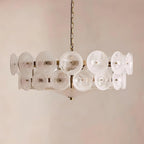 Ventilo Amber Glass Chandelier