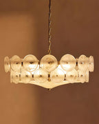 Ventilo Amber Glass Chandelier