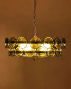 Ventilo Amber Glass Chandelier