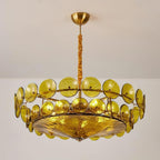 Ventilo Amber Glass Chandelier