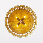 Ventilo Amber Glass Chandelier