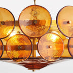 Ventilo Amber Glass Chandelier