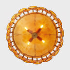 Ventilo Amber Glass Chandelier