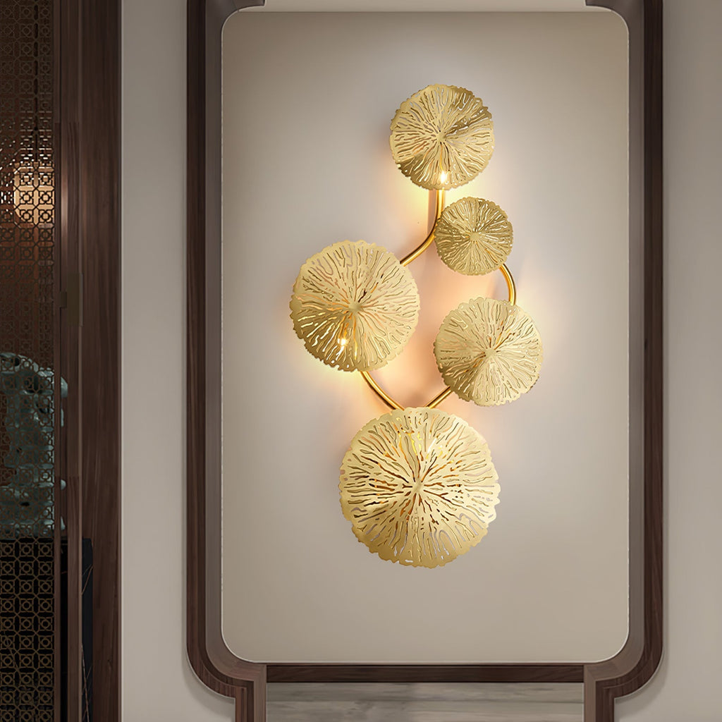 Veya Lotus Leaf Wall Sconce