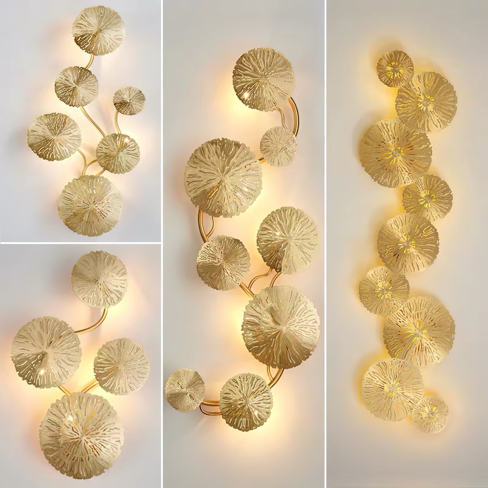 Veya Lotus Leaf Wall Sconce