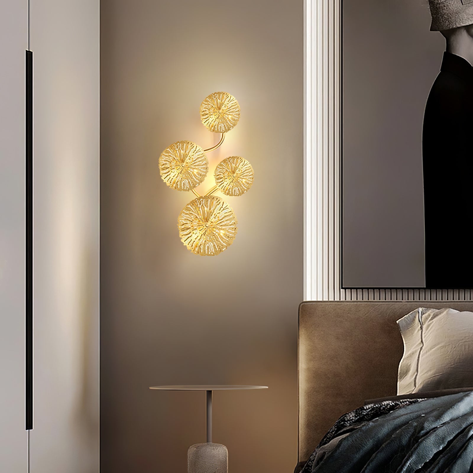 Veya Lotus Leaf Wall Sconce