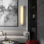 Irina Cylindrical Alabaster Wall Light