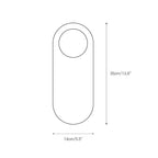 Sylv Oval Wall Lamp Marble
