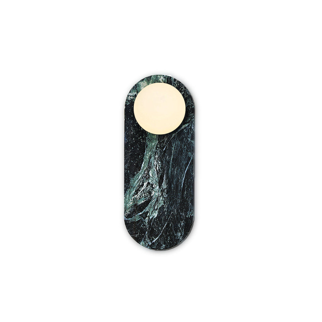 Sylv Oval Wall Lamp Marble