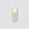 Sylv Oval Wall Lamp Marble