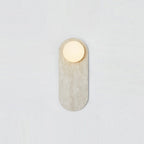 Sylv Oval Wall Lamp Marble