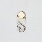 Sylv Oval Wall Lamp Marble