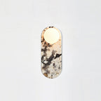Sylv Oval Wall Lamp Marble