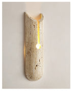 Elraeila Rustic Travertine Wall Light