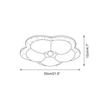 Riita Flower Ceiling Light Travertine