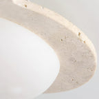 Riita Flower Ceiling Light Travertine