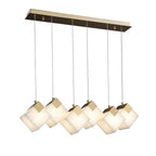 Vevariel Linear Alabaster Pendant Light