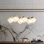 Vevariel Linear Alabaster Pendant Light