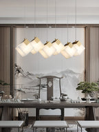 Vevariel Linear Alabaster Pendant Light