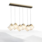 Vevariel Linear Alabaster Pendant Light